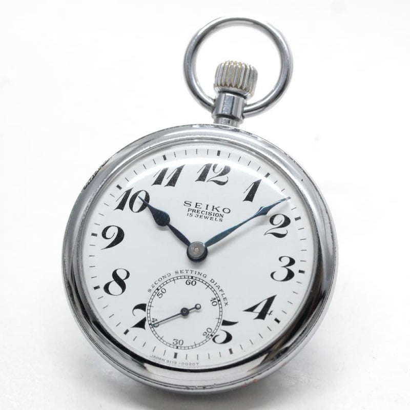 昭和の19セイコー鉄道時計/15石/ダイアフレックス/絶版時計/19seiko-1102