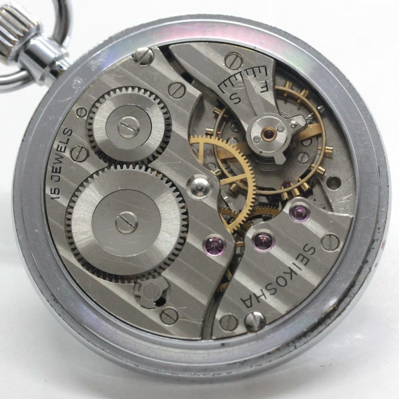 昭和の19セイコー鉄道時計/15石/ダイアフレックス/絶版時計/19seiko-1102