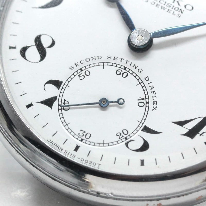 昭和の19セイコー鉄道時計/15石/ダイアフレックス/絶版時計/19seiko-1102