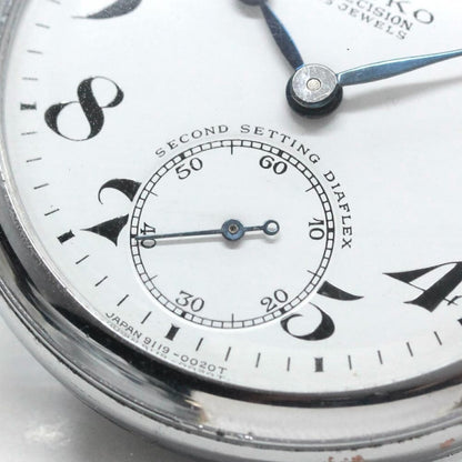 昭和の19セイコー鉄道時計/15石/ダイアフレックス/絶版時計/19seiko-1102