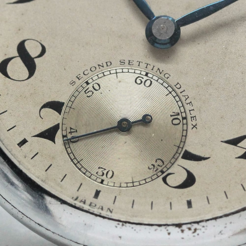 昭和35年の19セイコー鉄道時計/15石/秒針止め機能/絶版時計/19seiko-1103