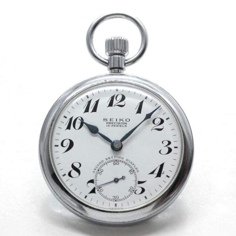 昭和の19セイコー鉄道時計/15石/ダイアフレックス/絶版時計/19seiko-1105