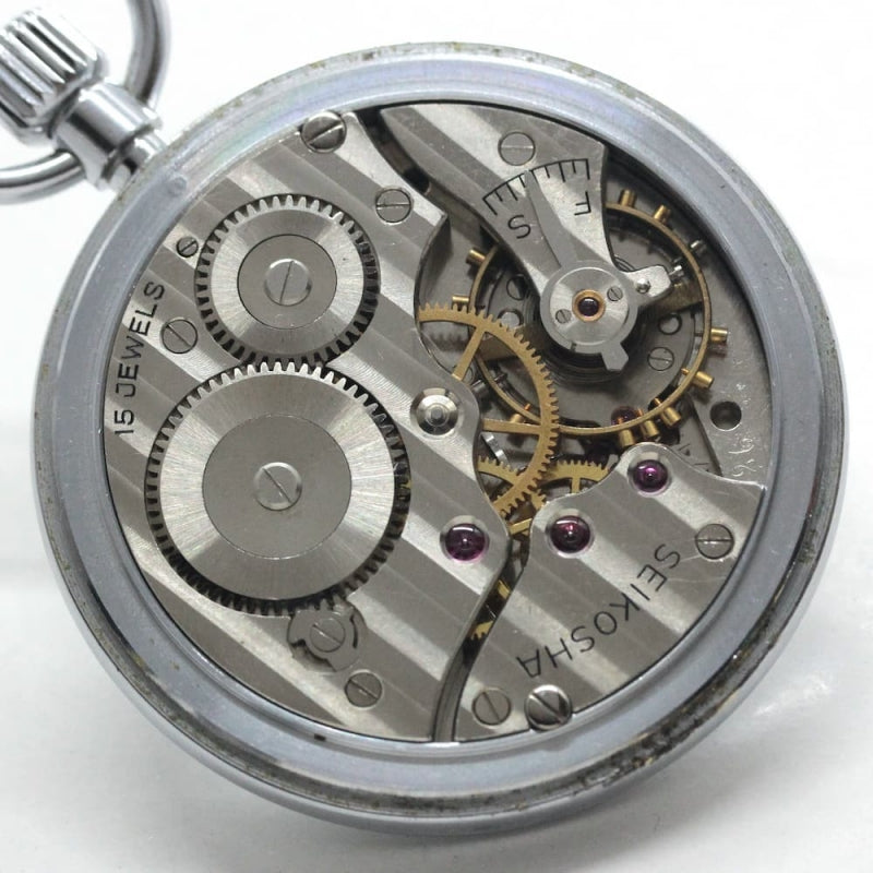 昭和の19セイコー鉄道時計/15石/ダイアフレックス/絶版時計/19seiko-1105