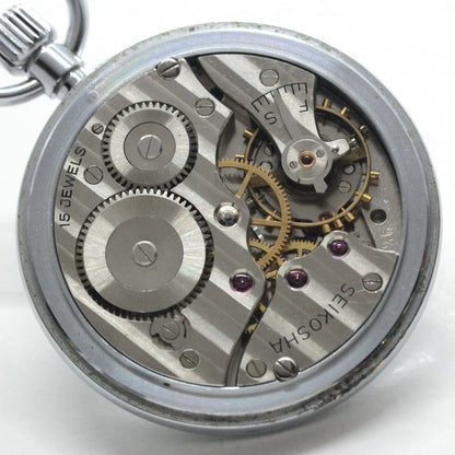 昭和の19セイコー鉄道時計/15石/ダイアフレックス/絶版時計/19seiko-1105