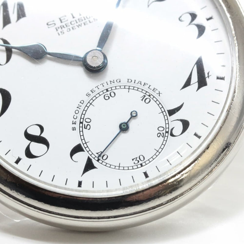 昭和の19セイコー鉄道時計/15石/ダイアフレックス/リサイクルウォッチ/19seiko-1112