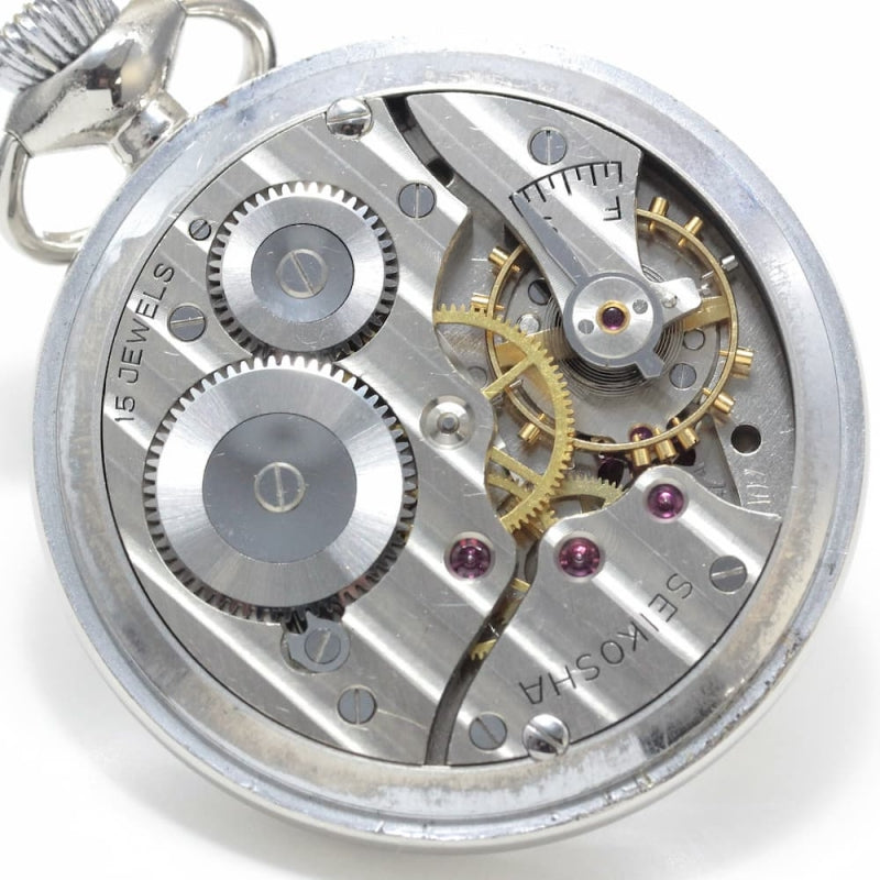 昭和の19セイコー鉄道時計/15石/ダイアフレックス/リサイクルウォッチ/19seiko-1114
