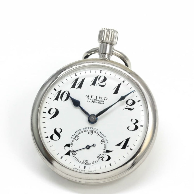 昭和の19セイコー鉄道時計/15石/ダイアフレックス/リサイクルウォッチ/19seiko-1115