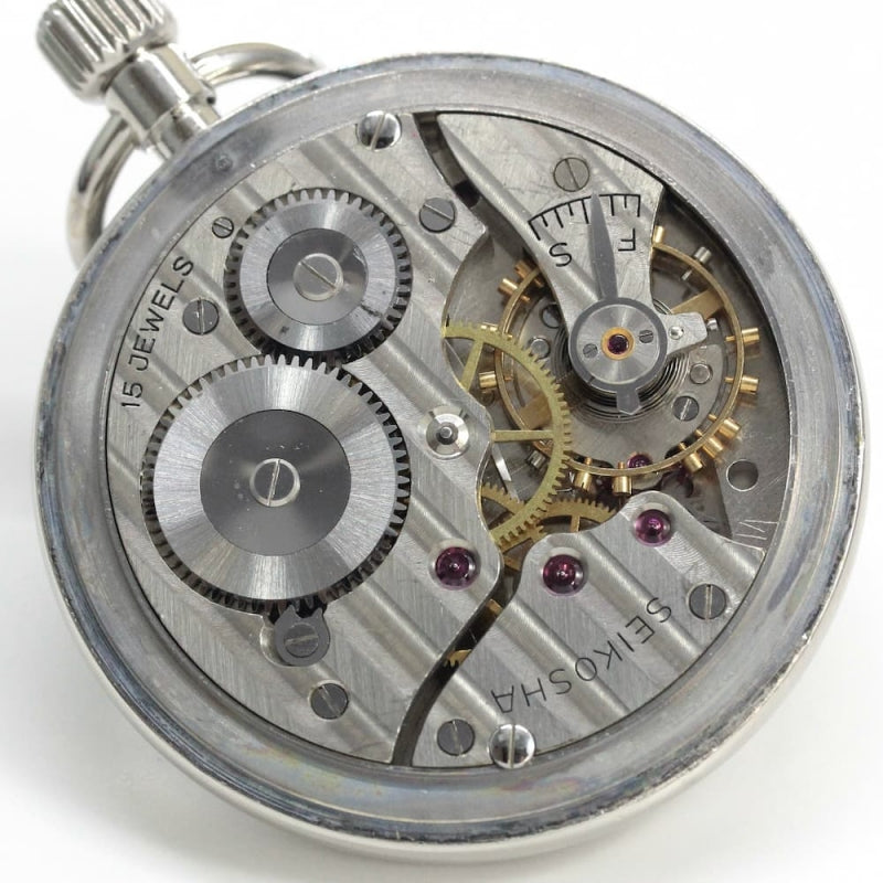 昭和の19セイコー鉄道時計/15石/ダイアフレックス/リサイクルウォッチ/19seiko-1115