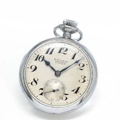 昭和35年の19セイコー鉄道時計/15石/秒針止め機能/絶版時計/19seiko-1118