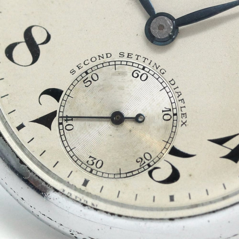 昭和35年の19セイコー鉄道時計/15石/秒針止め機能/絶版時計/19seiko-1118