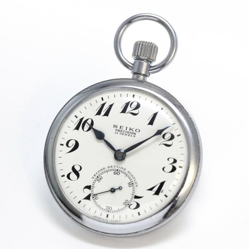 昭和の19セイコー鉄道時計/15石/ダイアフレックス/絶版時計/19seiko-1121