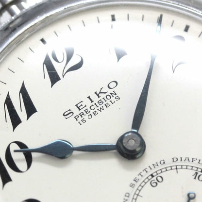 昭和の19セイコー鉄道時計/15石/ダイアフレックス/絶版時計/19seiko-1121