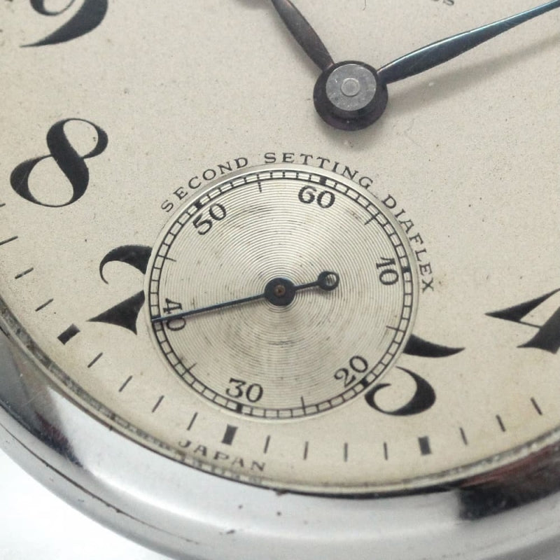 昭和35年の19セイコー鉄道時計/15石/秒針止め機能/絶版時計/19seiko-1123