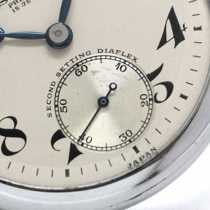 昭和35年の19セイコー鉄道時計/15石/秒針止め機能/絶版時計/19seiko-1125