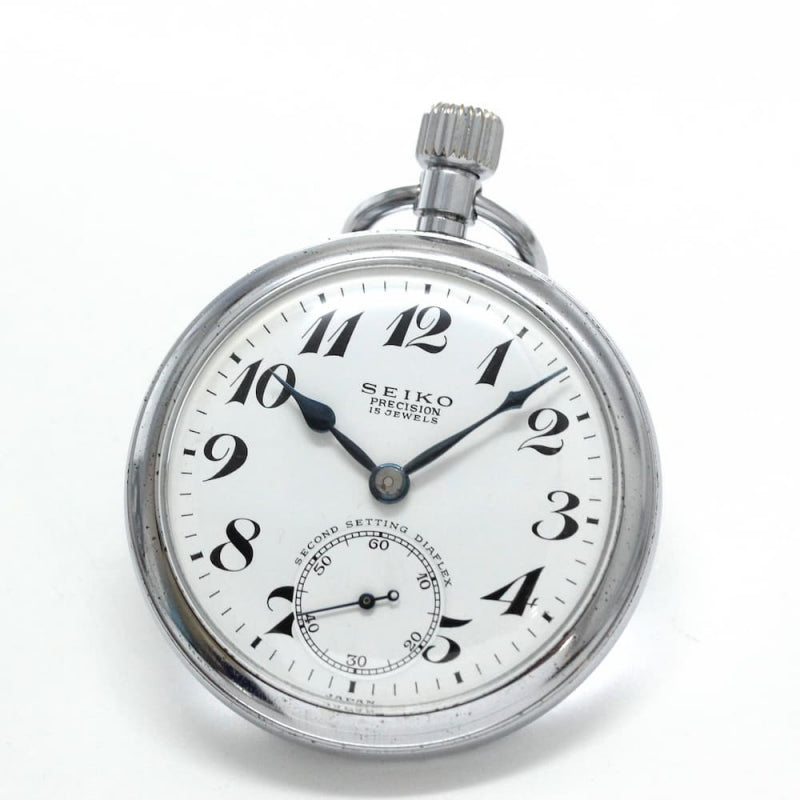 昭和の19セイコー鉄道時計/15石/ダイアフレックス/絶版時計/19seiko-1136