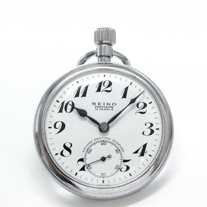 昭和の19セイコー鉄道時計/15石/ダイアフレックス/絶版時計/19seiko-1136