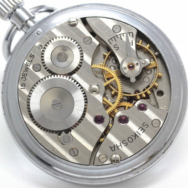 昭和の19セイコー鉄道時計/15石/ダイアフレックス/絶版時計/19seiko-1136