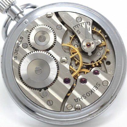昭和の19セイコー鉄道時計/15石/ダイアフレックス/絶版時計/19seiko-1136