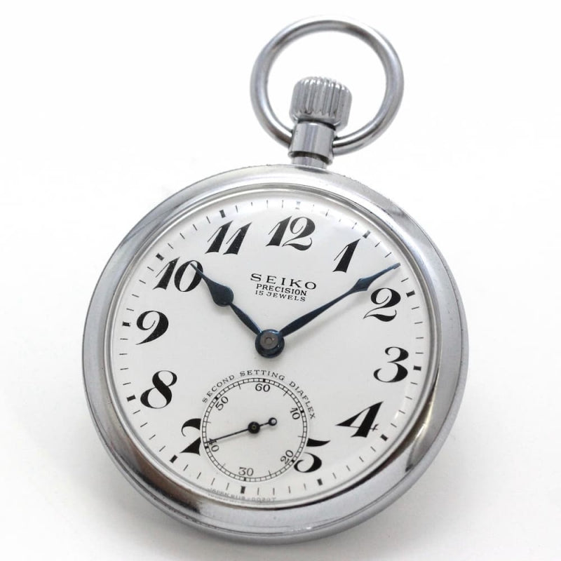 昭和の19セイコー鉄道時計/15石/ダイアフレックス/絶版時計/19seiko-1141