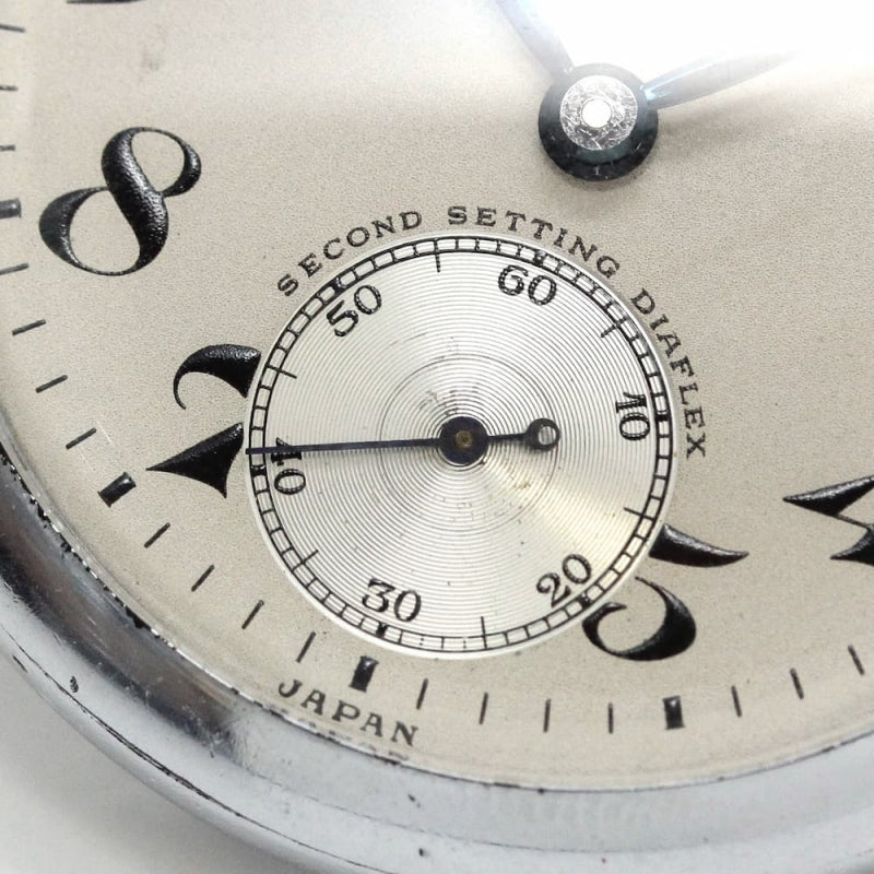 昭和36年の19セイコー鉄道時計/15石/秒針止め機能/絶版時計/19seiko-1143