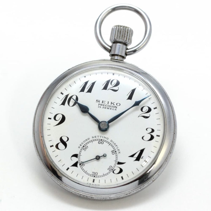 昭和の19セイコー鉄道時計/15石/ダイアフレックス/絶版時計/19seiko-1148