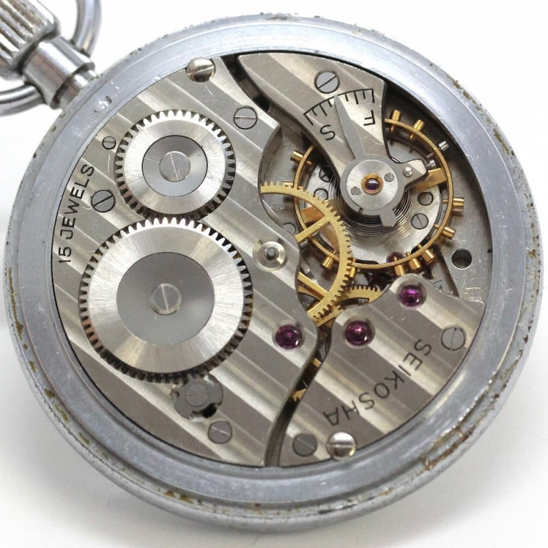 昭和の19セイコー鉄道時計/15石/ダイアフレックス/絶版時計/19seiko-1148