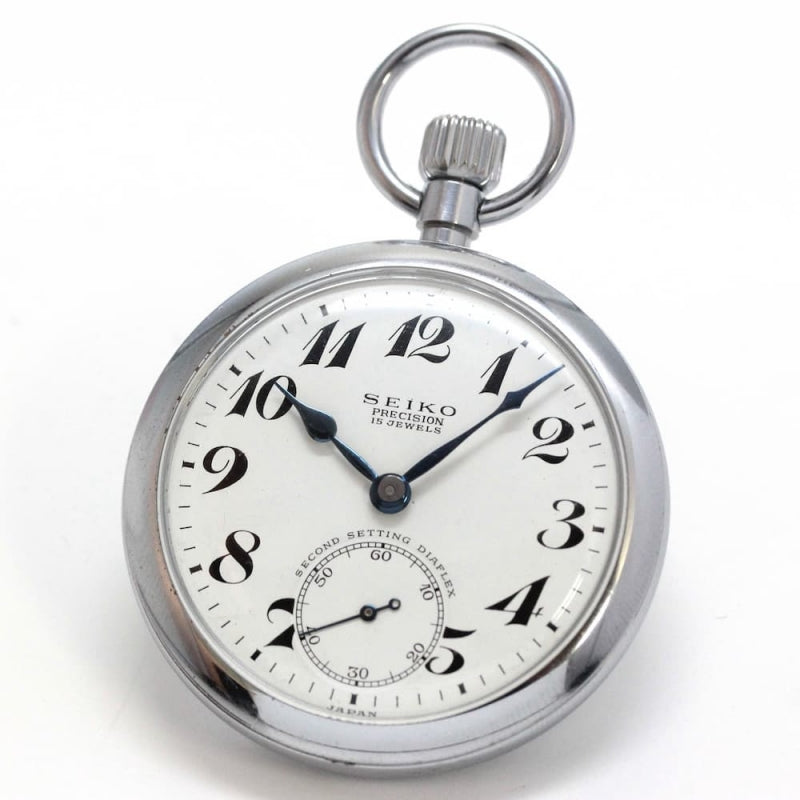 昭和の19セイコー鉄道時計/15石/ダイアフレックス/絶版時計/19seiko-1149