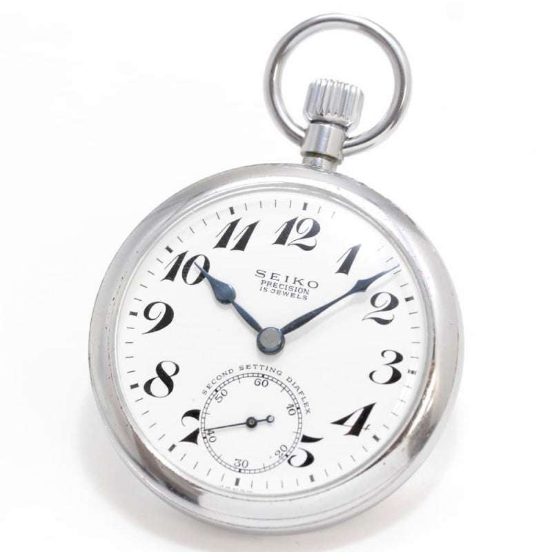 昭和の19セイコー鉄道時計/15石/ダイアフレックス/絶版時計/19seiko-1158