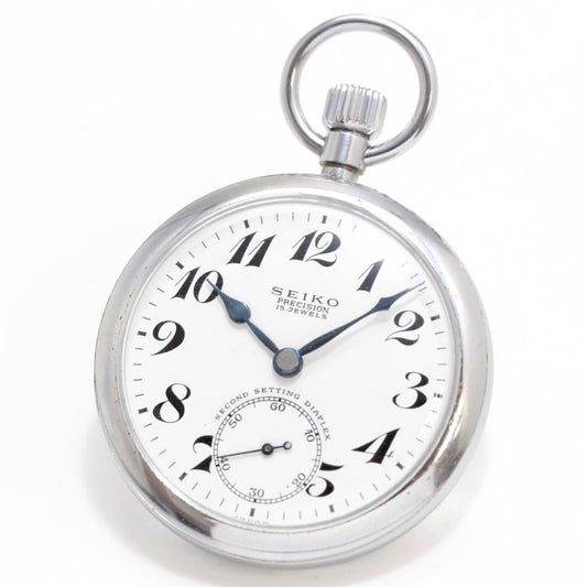 昭和の19セイコー鉄道時計/15石/ダイアフレックス/絶版時計/19seiko-1158