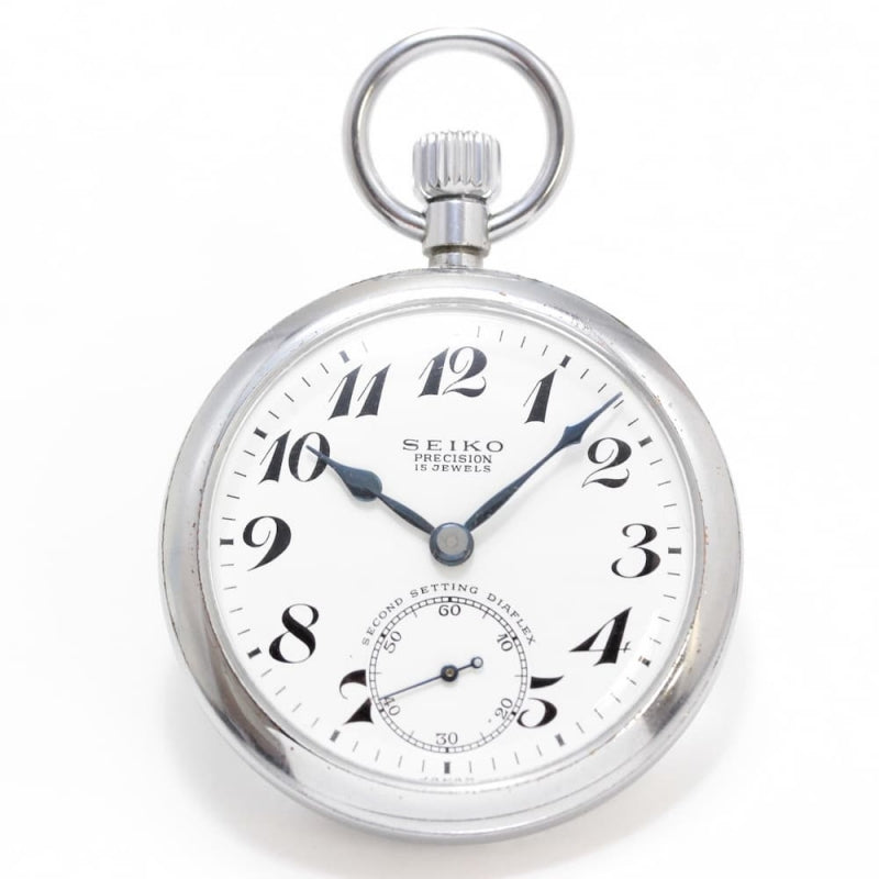 昭和の19セイコー鉄道時計/15石/ダイアフレックス/絶版時計/19seiko-1158