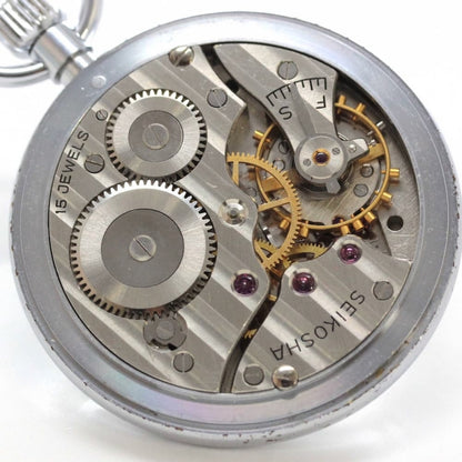昭和の19セイコー鉄道時計/15石/ダイアフレックス/絶版時計/19seiko-1159