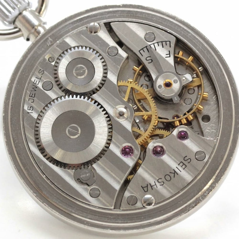 昭和の19セイコー鉄道時計/15石/ダイアフレックス/リサイクルウォッチ/19seiko-1160