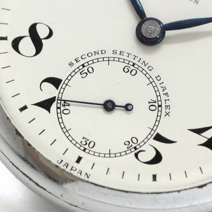 昭和38年の19セイコー鉄道時計/15石/秒針止め機能/絶版時計/19seiko-1162