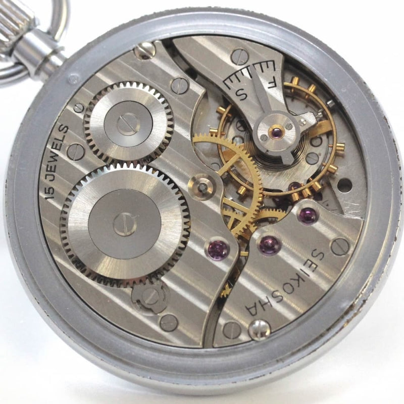 昭和の19セイコー鉄道時計/15石/ダイアフレックス/19seiko-1166