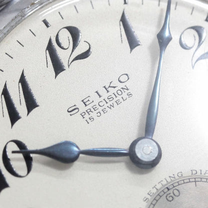 昭和36年の19セイコー鉄道時計/15石/秒針止め機能/絶版時計/19seiko-1202