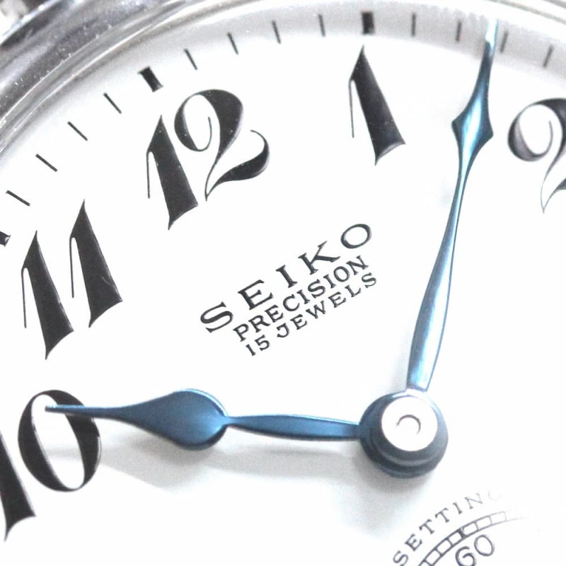 昭和41年の19セイコー鉄道時計/15石/秒針止め機能/絶版時計/19seiko-1221