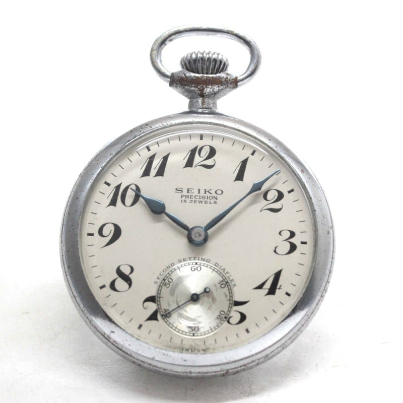 19セイコー鉄道時計/15石/秒針止め機能/絶版時計/19seiko-1280