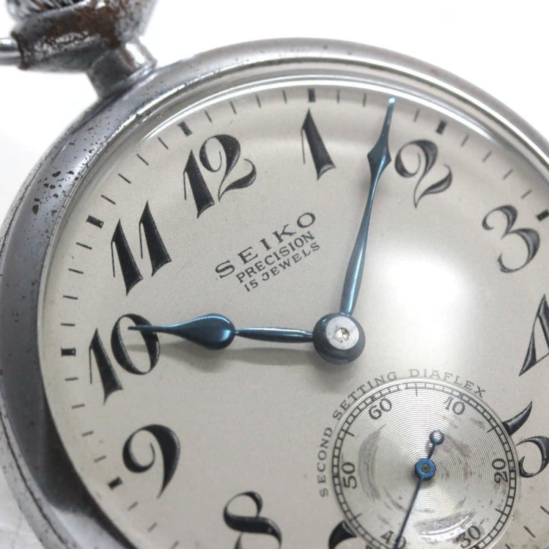 19セイコー鉄道時計/15石/秒針止め機能/絶版時計/19seiko-1280