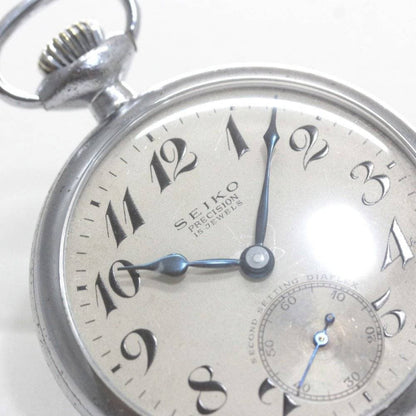 昭和37年の19セイコー鉄道時計/15石/秒針止め機能/絶版時計/19seiko-1296