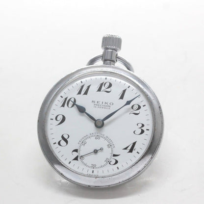 昭和38年の19セイコー鉄道時計/15石/秒針止め機能/絶版時計/19seiko-1299
