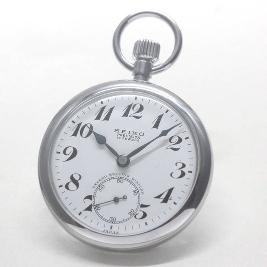 昭和の19セイコー鉄道時計/15石/ダイアフレックス/19seiko-1303