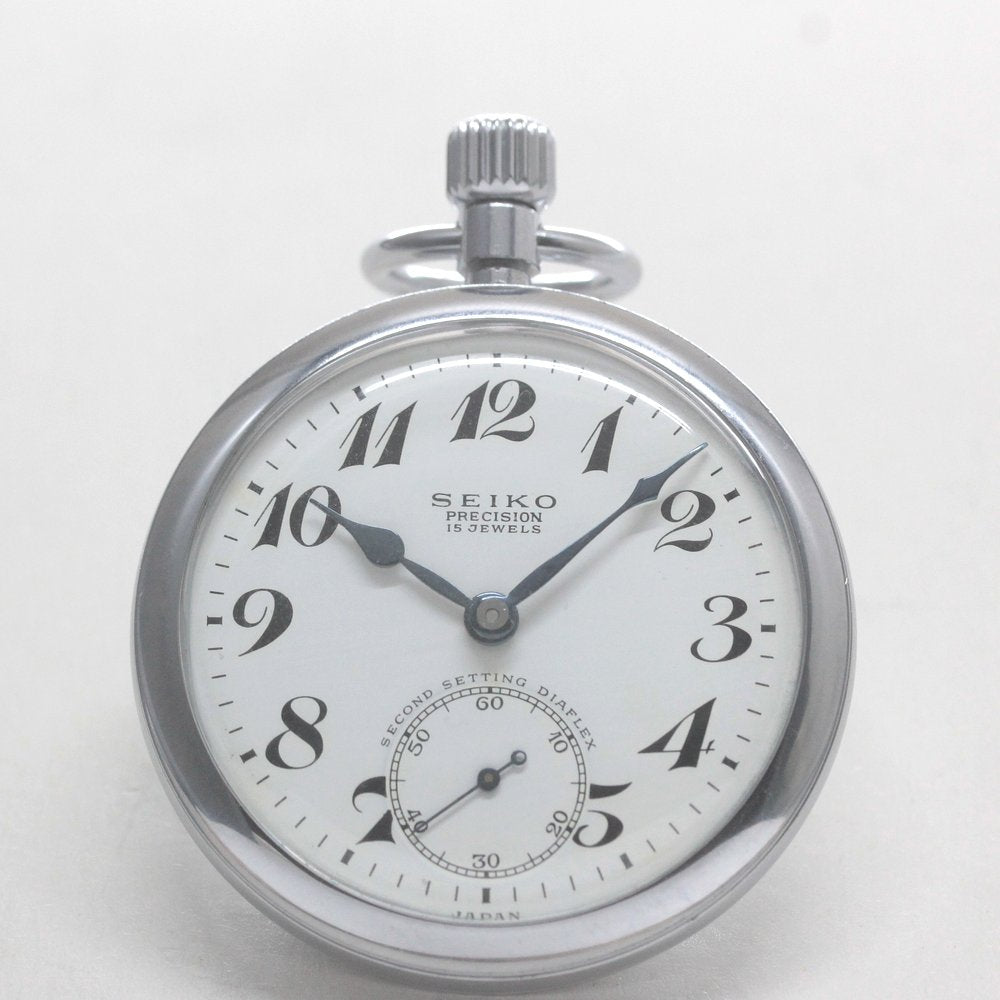 昭和の19セイコー鉄道時計/15石/ダイアフレックス/19seiko-1310