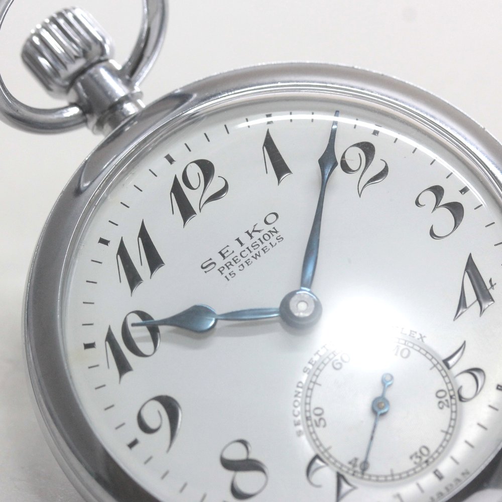 昭和の19セイコー鉄道時計/15石/ダイアフレックス/19seiko-1310