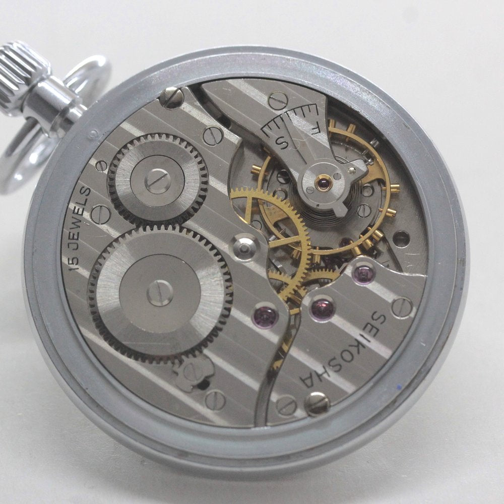 昭和の19セイコー鉄道時計/15石/ダイアフレックス/19seiko-1310