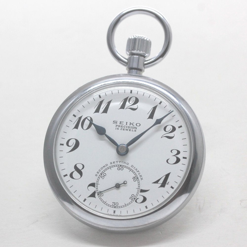 昭和の19セイコー鉄道時計/15石/ダイアフレックス/19seiko-1312