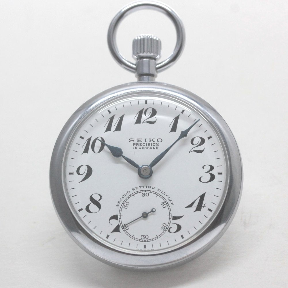 昭和の19セイコー鉄道時計/15石/ダイアフレックス/19seiko-1312