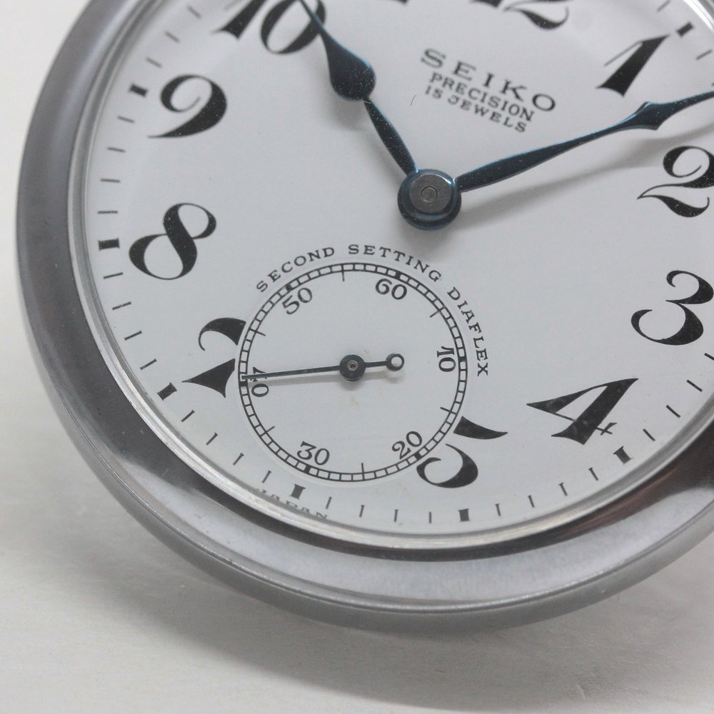 昭和の19セイコー鉄道時計/15石/ダイアフレックス/19seiko-1312