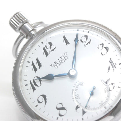 国鉄モデル 昭和40年の19セイコー鉄道時計/15石/秒針止め機能/絶版時計/オーバーホール済/19seiko-1313