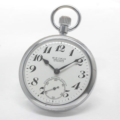昭和43年の19セイコー鉄道時計/15石/秒針止め機能/絶版時計/オーバーホール済/19seiko-1315