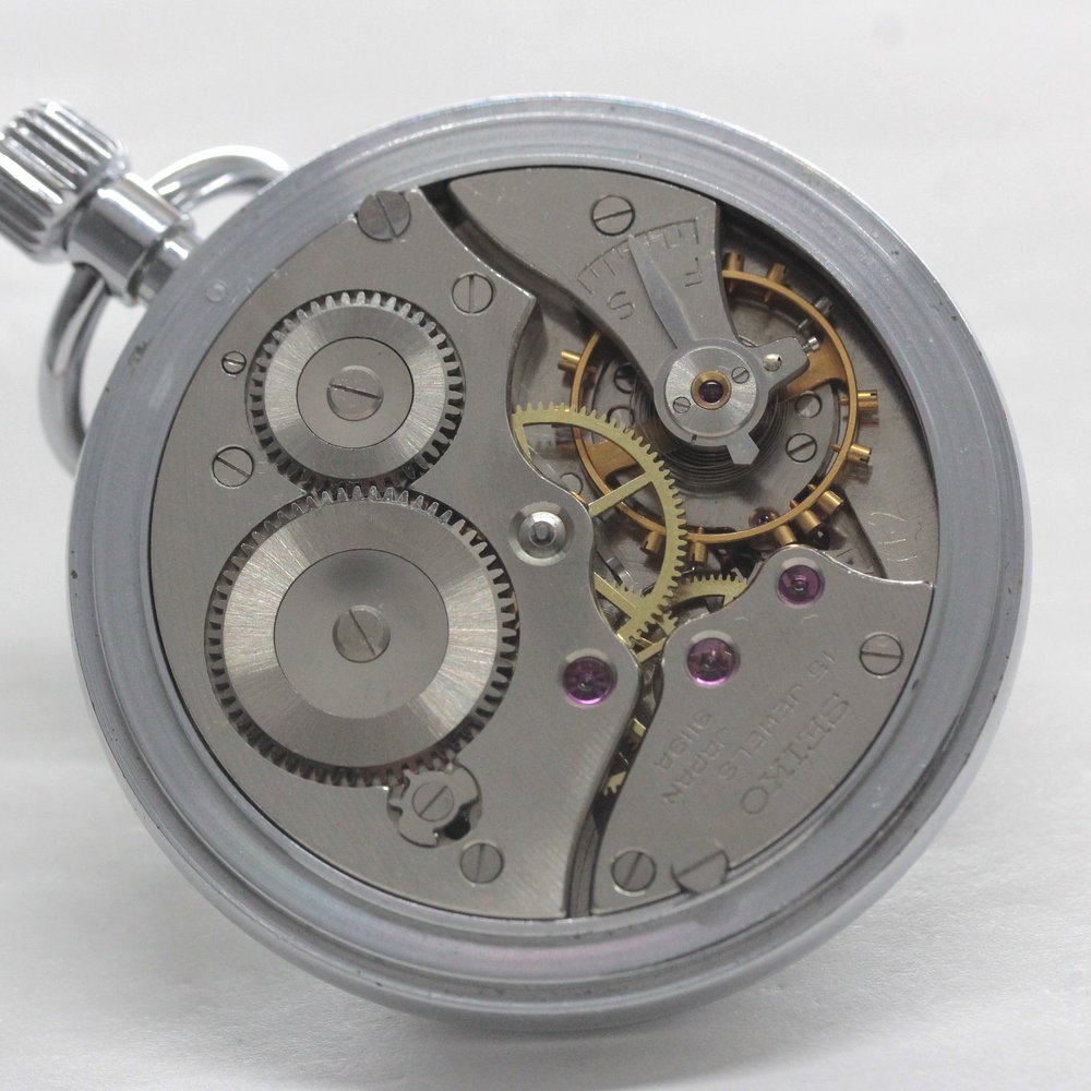 Overhauled and adjusted to within 30 seconds per day, this 19